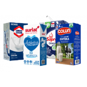 Leche Entera Larga Vida 1 Lt   (Marca disponible)